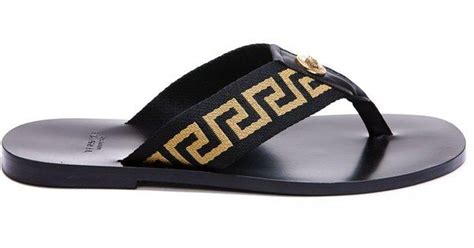 men versace flip flops|Versace flip flops women's.